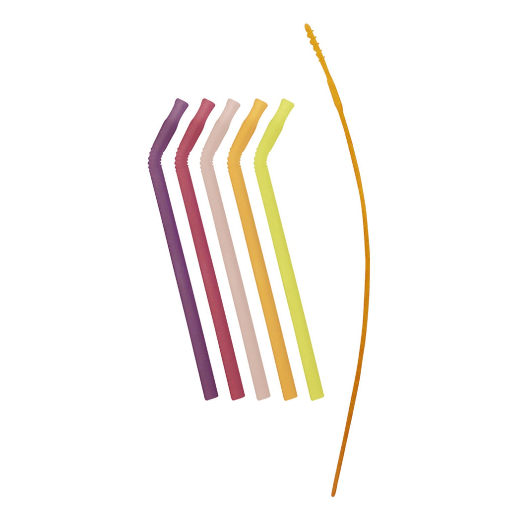 Reusable Silicone Straw: Very Berry - Pack of 5 | B.box