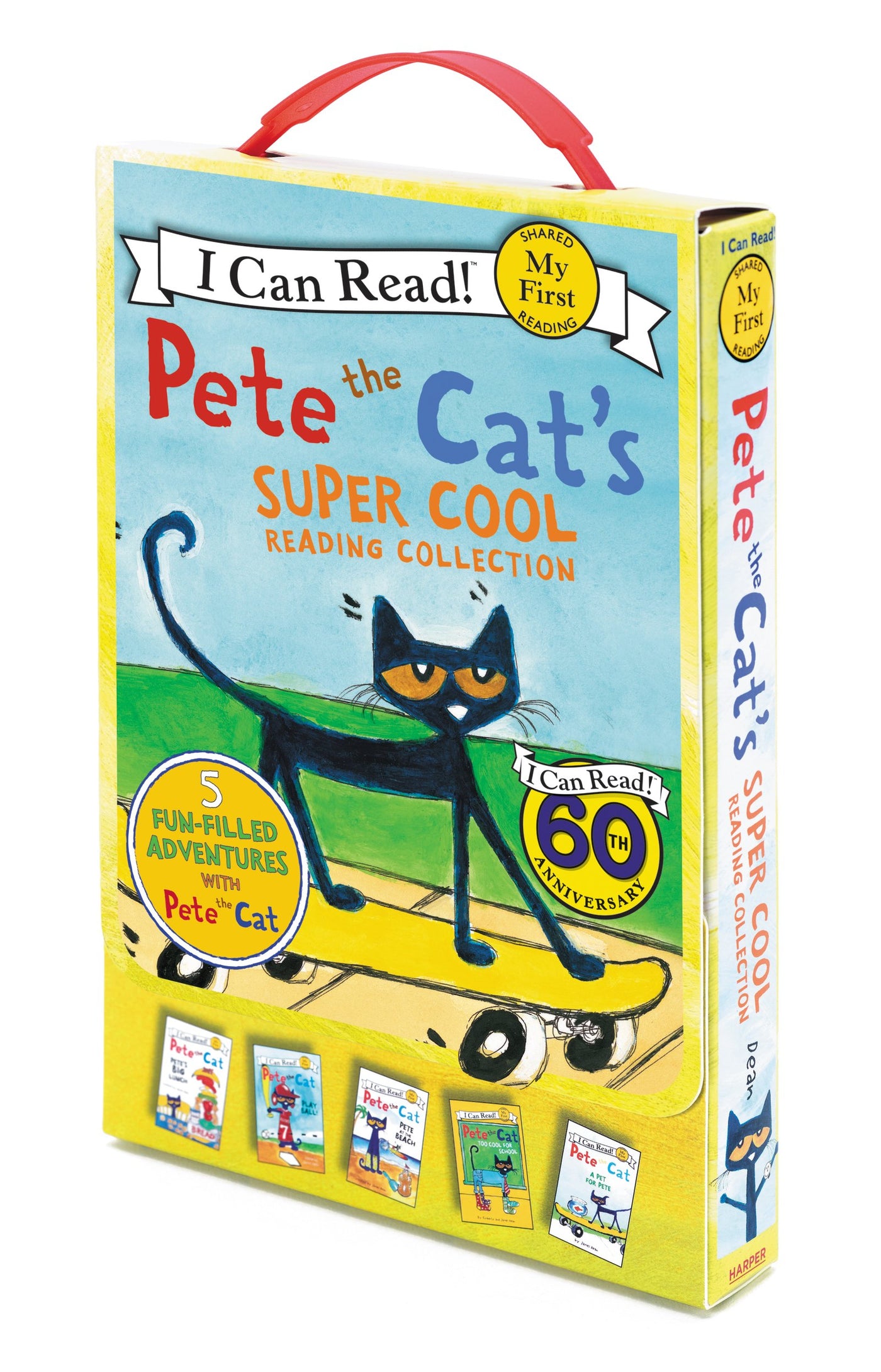 Pete the Cat's Super Cool Reading Collection: Box Set - 5 Books, I Can Read! | HarperCollins