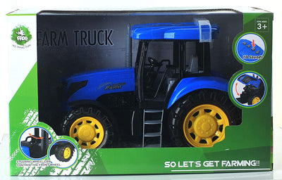 Utility Tractor: Large - Blue | Frog Krazy Caterpillar  Toy