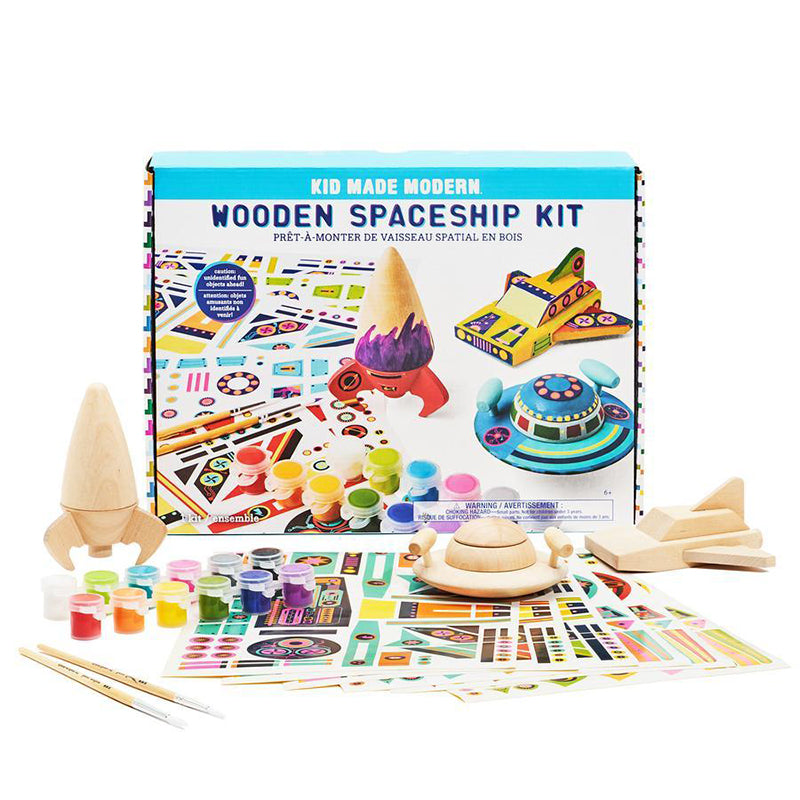 Wooden Spaceship Kit | Kid Made Modern