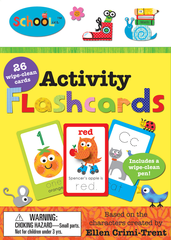 Schoolies: Activity Flash Cards - Board Book | Priddy Books