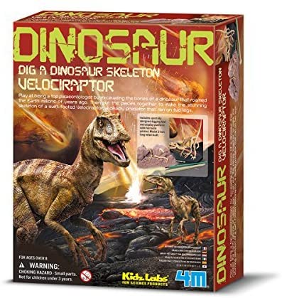 Dig A Dinosaur Skeleton - Velociraptor | 4M