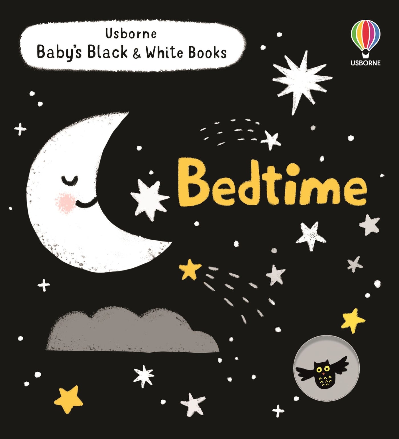 Baby's Black & White Books: Bedtime - Board Book | Usborne