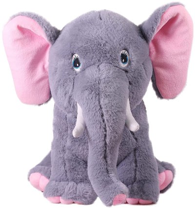 Sitting Elephant Soft Toy - Grey (32 Cm) | Mirada Kids