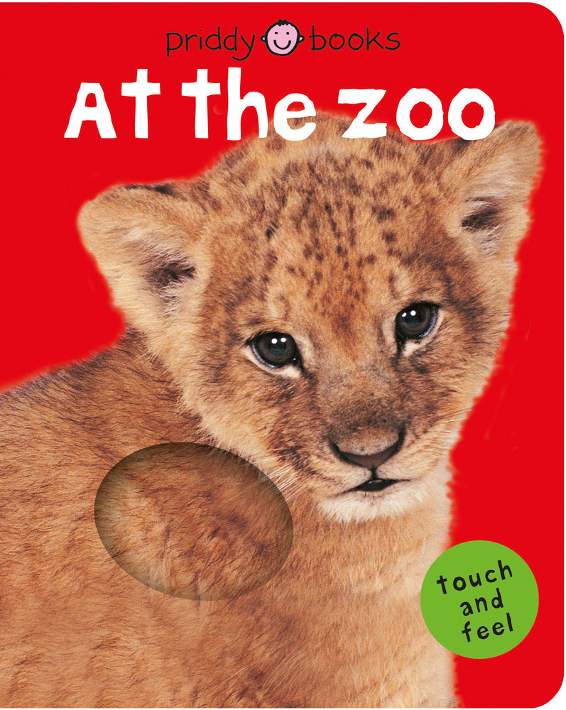 Bright Baby Touch & Feel At the Zoo - Board Book | Priddy Books