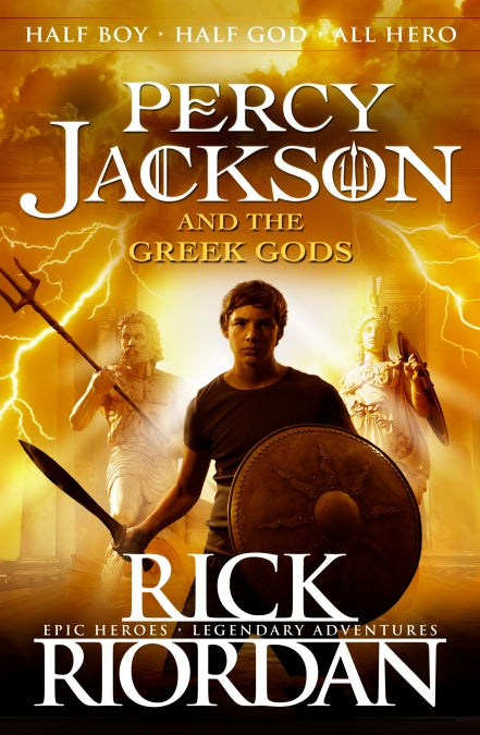 Percy Jackson and the Greek Gods (Book #1 in the series)- Paperback | Rick Riordan