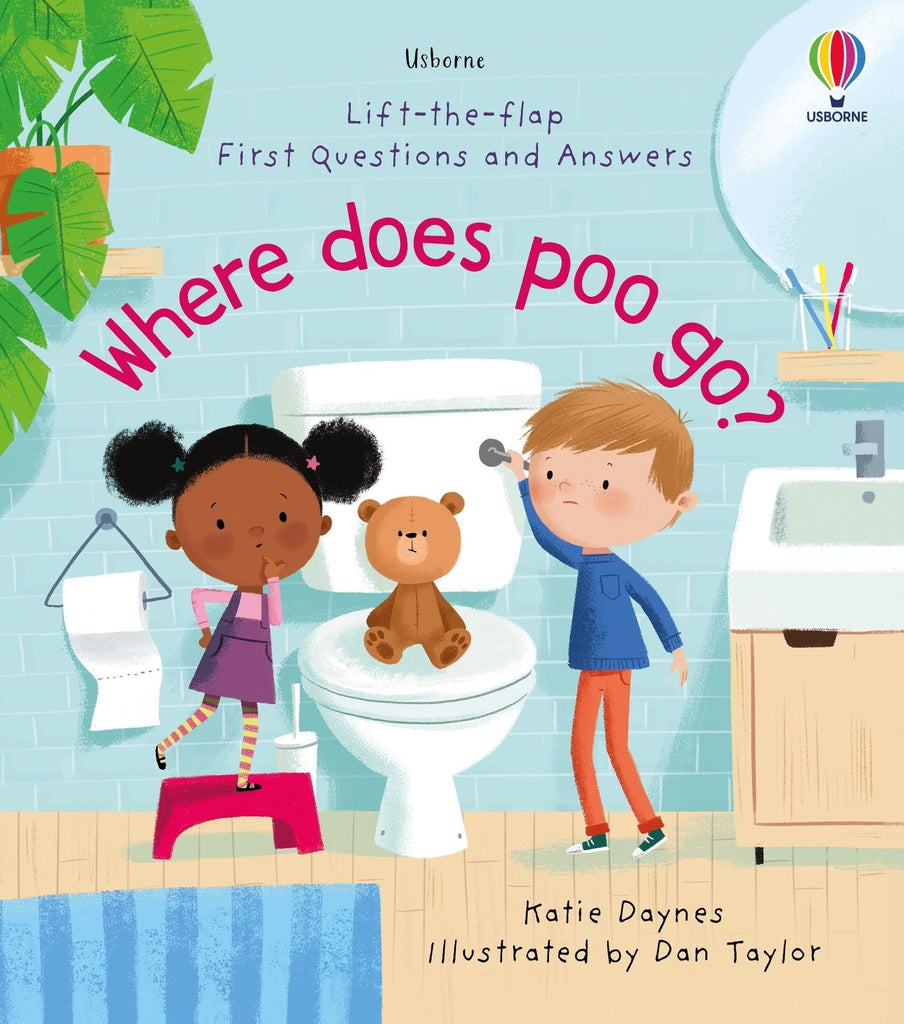 Where Does Poo Go? - Lift-the-Flap, First Questions and Answers - Board Book | Usborne Books