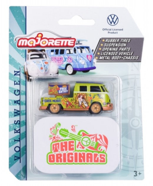 Volkswagen T1: Volkswagen The Originals Deluxe Cars - 1:64 | Majorette