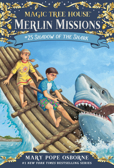 #25 Shadow of the Shark: Magic Tree House Merlin Missions – Paperback | Mary Pope Osborne