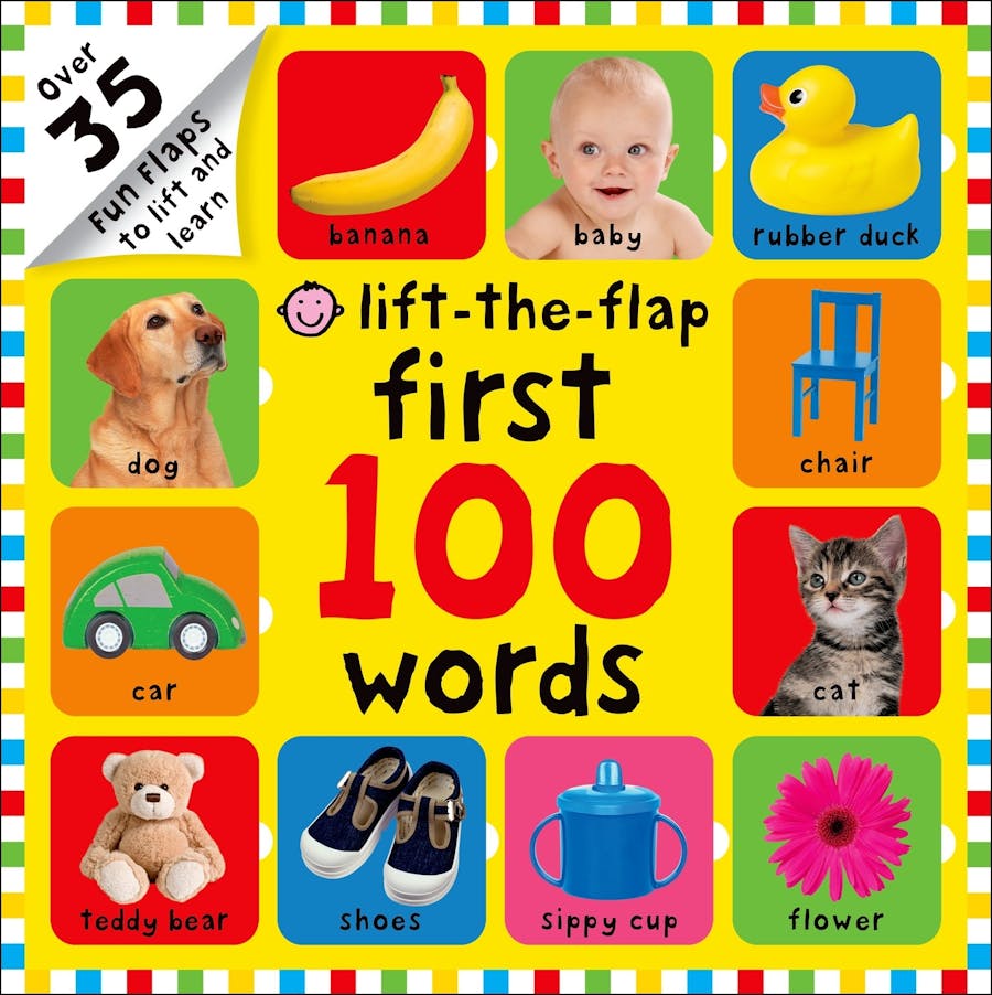 First 100 Words Lift-the-Flap - Board Book | Priddy Books