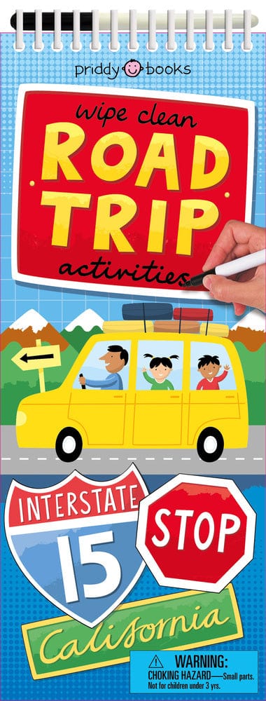 Wipe Clean Activities: Road Trip - Spiral Bound | Priddy Book by Priddy Books Book