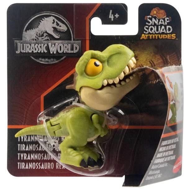 Tyrannosaurus Rex: Snap Squad Attitudes - Dinosaur Figure | Jurassic World