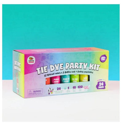 Tie Dye Party Kit: Rainbow Classic (24-Pack) | Doodle Hog by Doodle Hog, USA Art & Craft