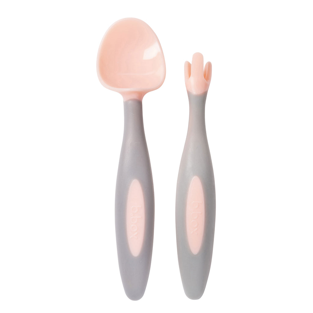 Fork & Spoon: Cutlery Set - Pink | b.box
