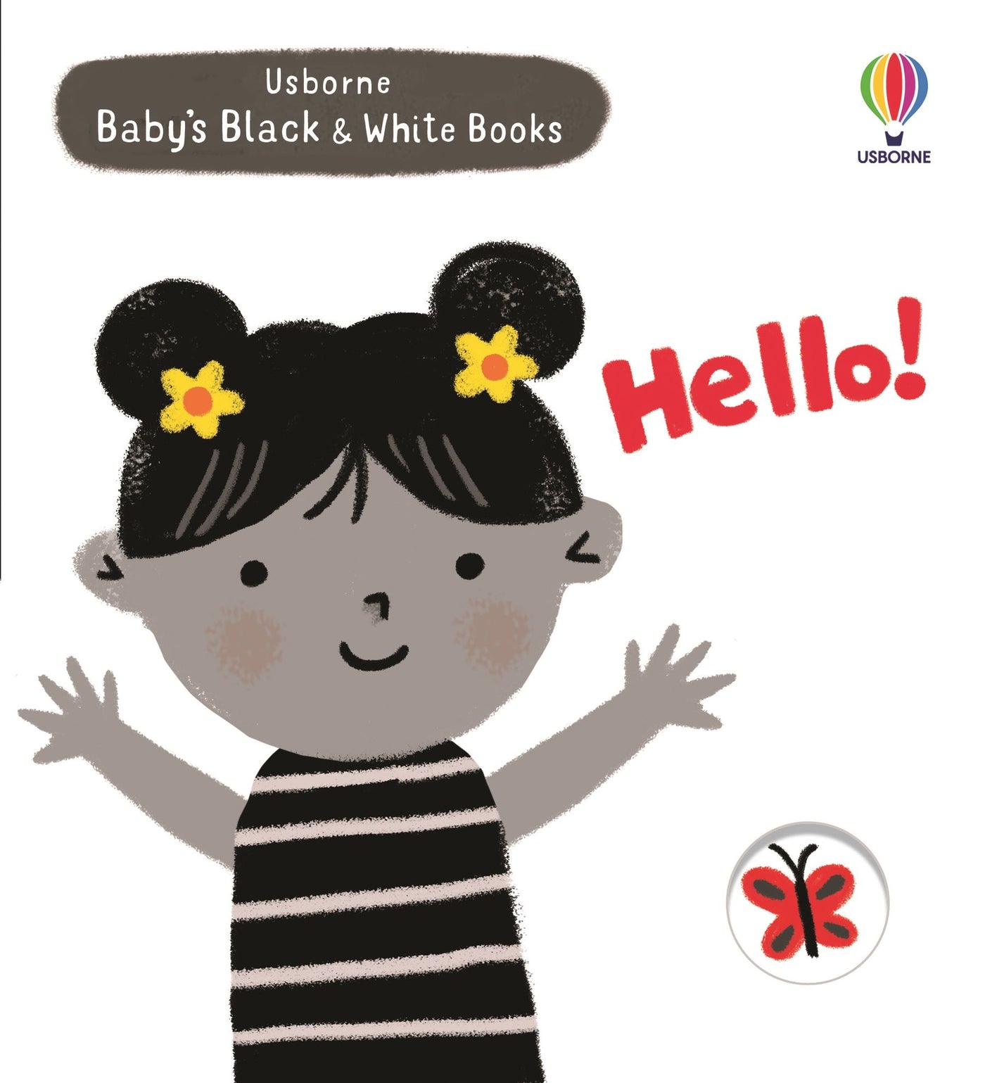 Hello!: Baby's Black and White Books - Board Book | Usborne