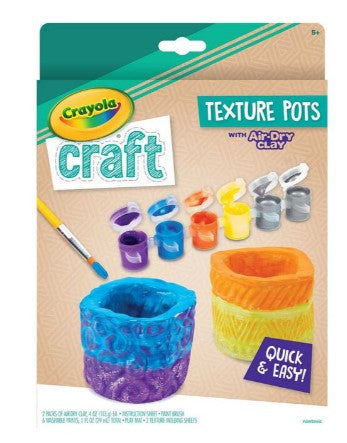 Craft Texture Pots - Craft Kit | Crayola