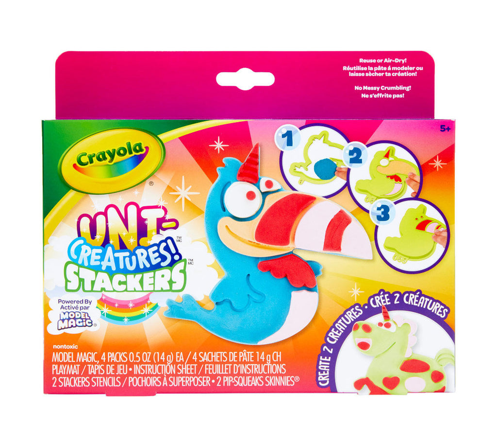 Model Magic Uni-Creatures Stackers Craft Kit | Crayola