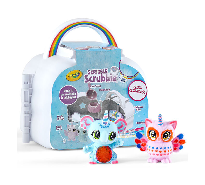 Scribble Scrubbie Pets Cloud Clubhouse Playset | Crayola