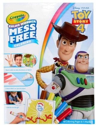 Colour Wonder Mess Free: Toy Story 4 - Colouring Pages & Markers | Crayola