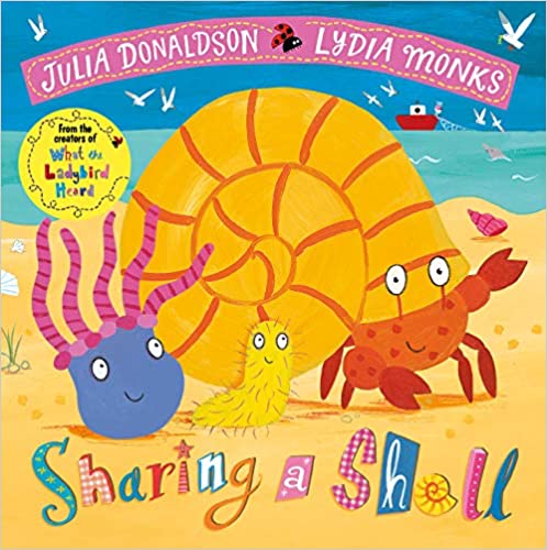 Sharing A Shell (With Glitter On Every Page) - Paperback | Julia Donaldson