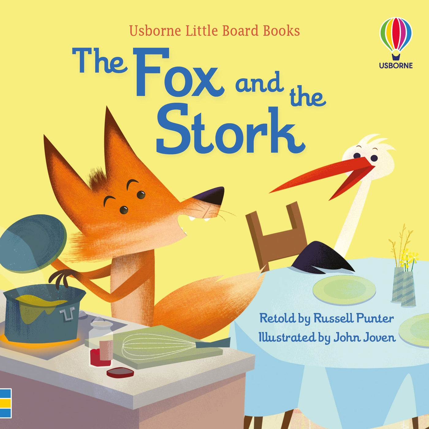 Storks Storybook The Fox and the Stork: Little Board Book | Usborne – Krazy Caterpillar