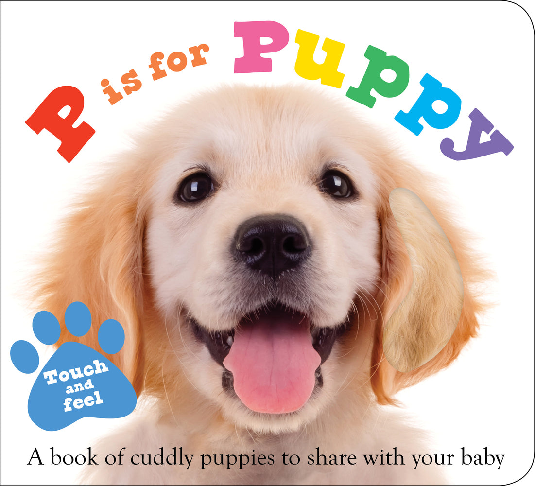 ABC Touch & Feel : P is for Puppy - Board Books | Priddy Books