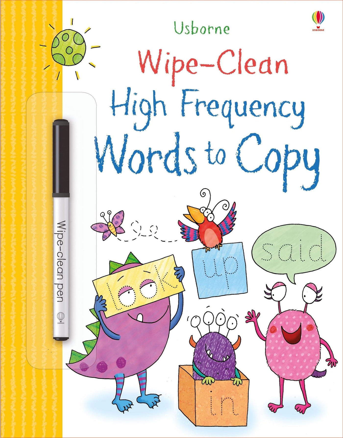 Wipe-clean High-Frequency Words to copy - Paperback | Usborne Books by Usborne Books UK Book