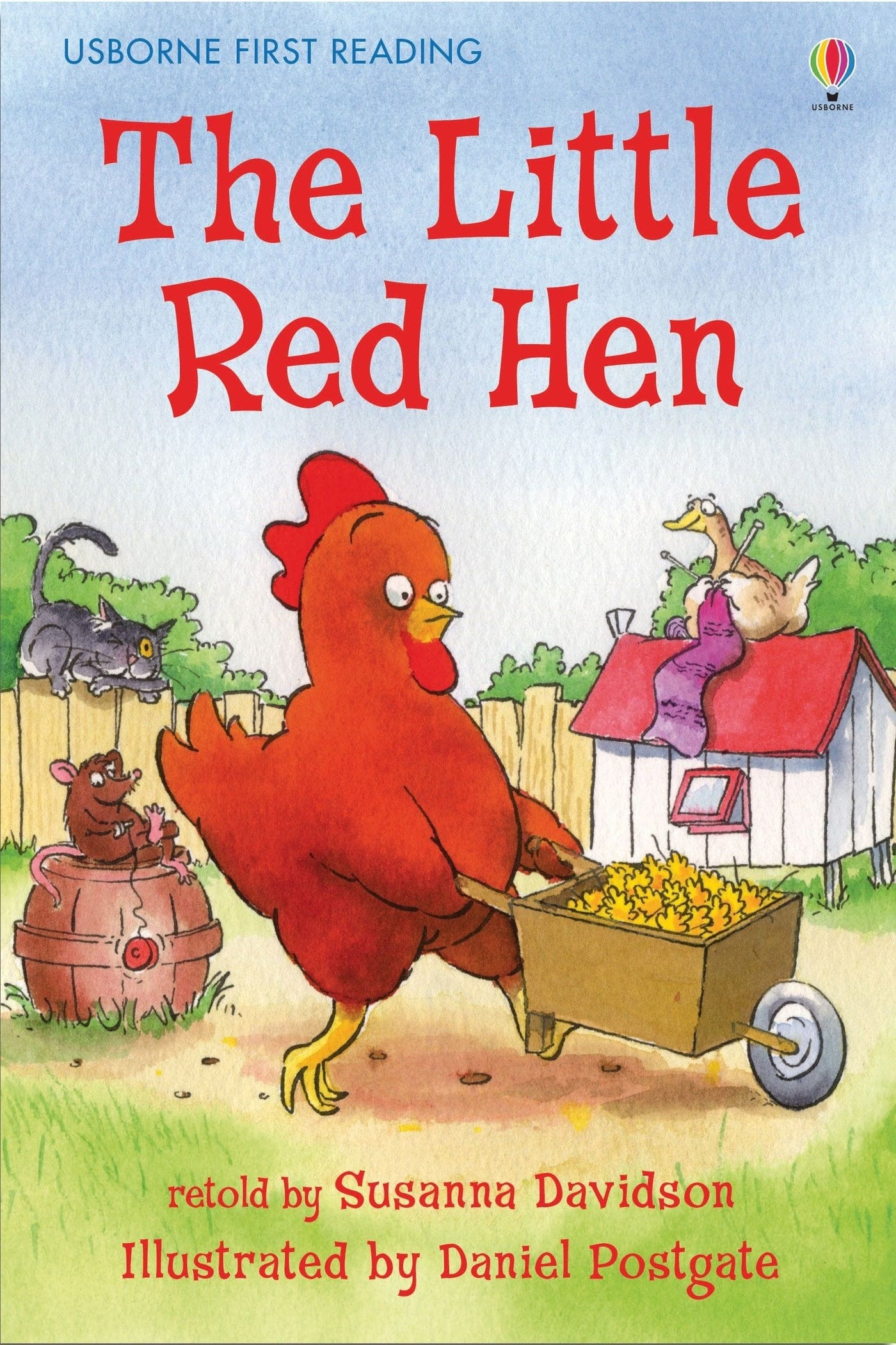 The Little Red Hen: First Reading Level 3 - Paperback | Usborne Books by Usborne Books UK Book