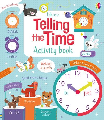 Telling the Time Activity Book - Paperback | Usborne