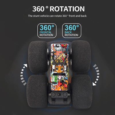 Soft Wheel RC Monster Stunt Truck | Playzu