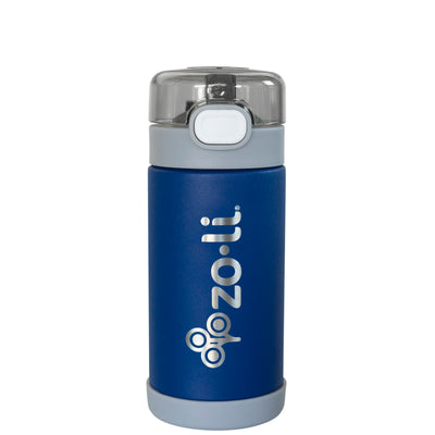 Insulated Straw Drink Bottle - Navy | ZoLi