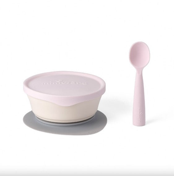 First Bite Feeding Set - Vanilla Pink | Miniware