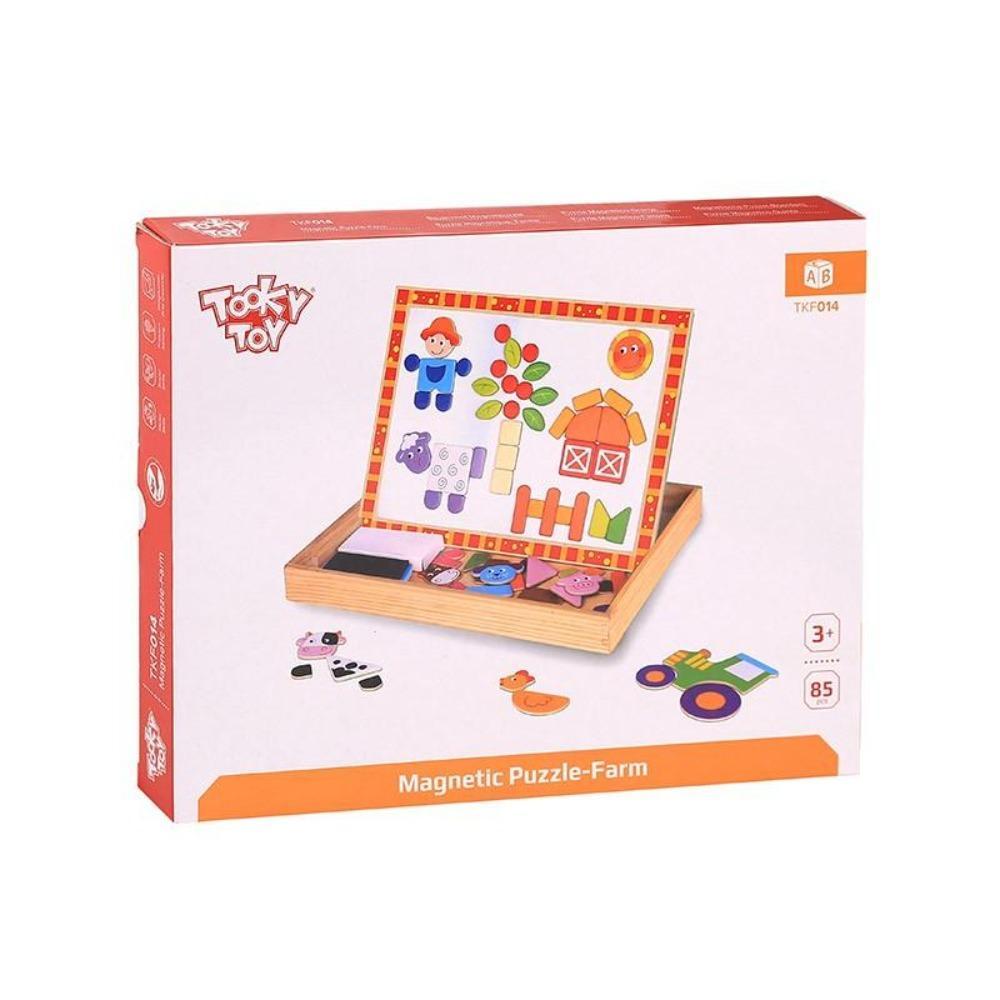 Magnetic Puzzle - Farm | Tooky Toy