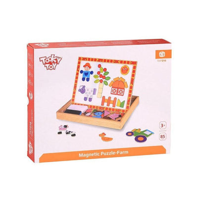 Magnetic Puzzle - Farm | Tooky Toy