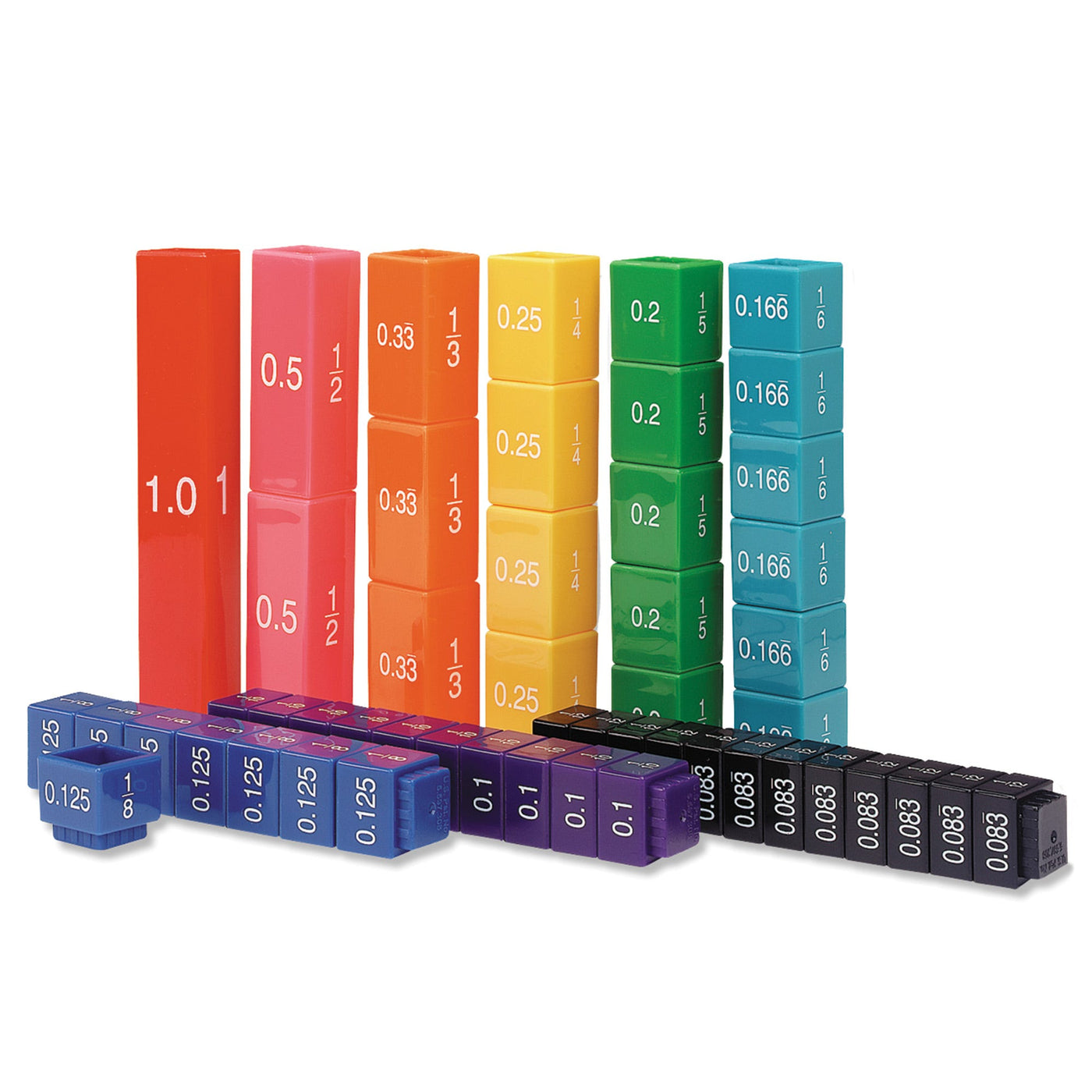 Fraction Tower® Cubes - Equivalency Set | Learning Resources®