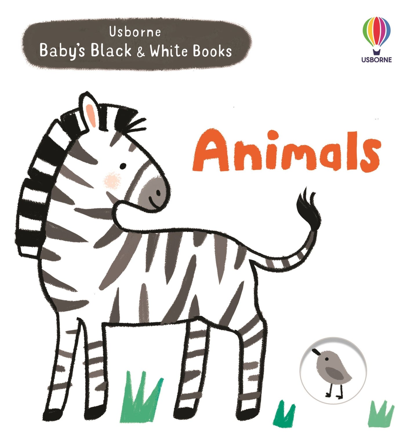 Animals: Baby's Black and White Books - Board Book | Usborne