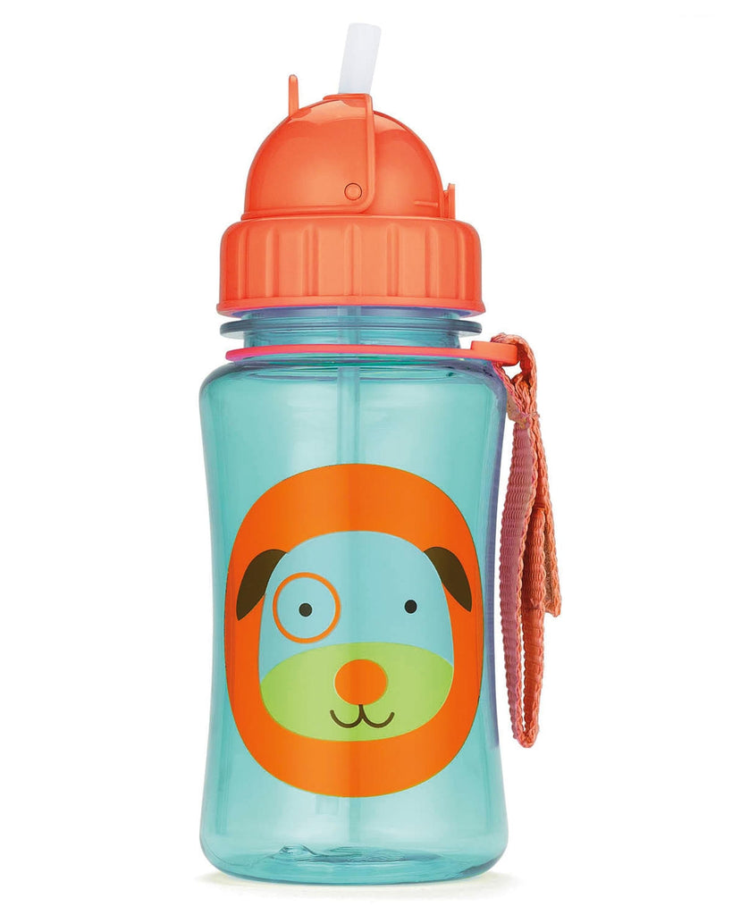 Zoo Straw Bottle - Darby Dog | Skip Hop