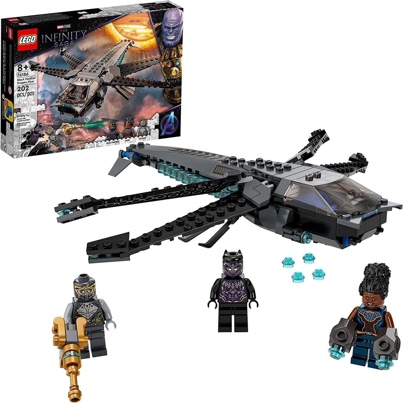 LEGO® Marvel #76186: Black Panther Dragon Flyer | LEGO