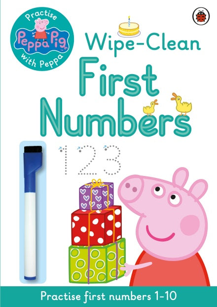 Peppa Pig: Practise with Peppa: Wipe-Clean First Numbers - Paperback | Ladybird Books