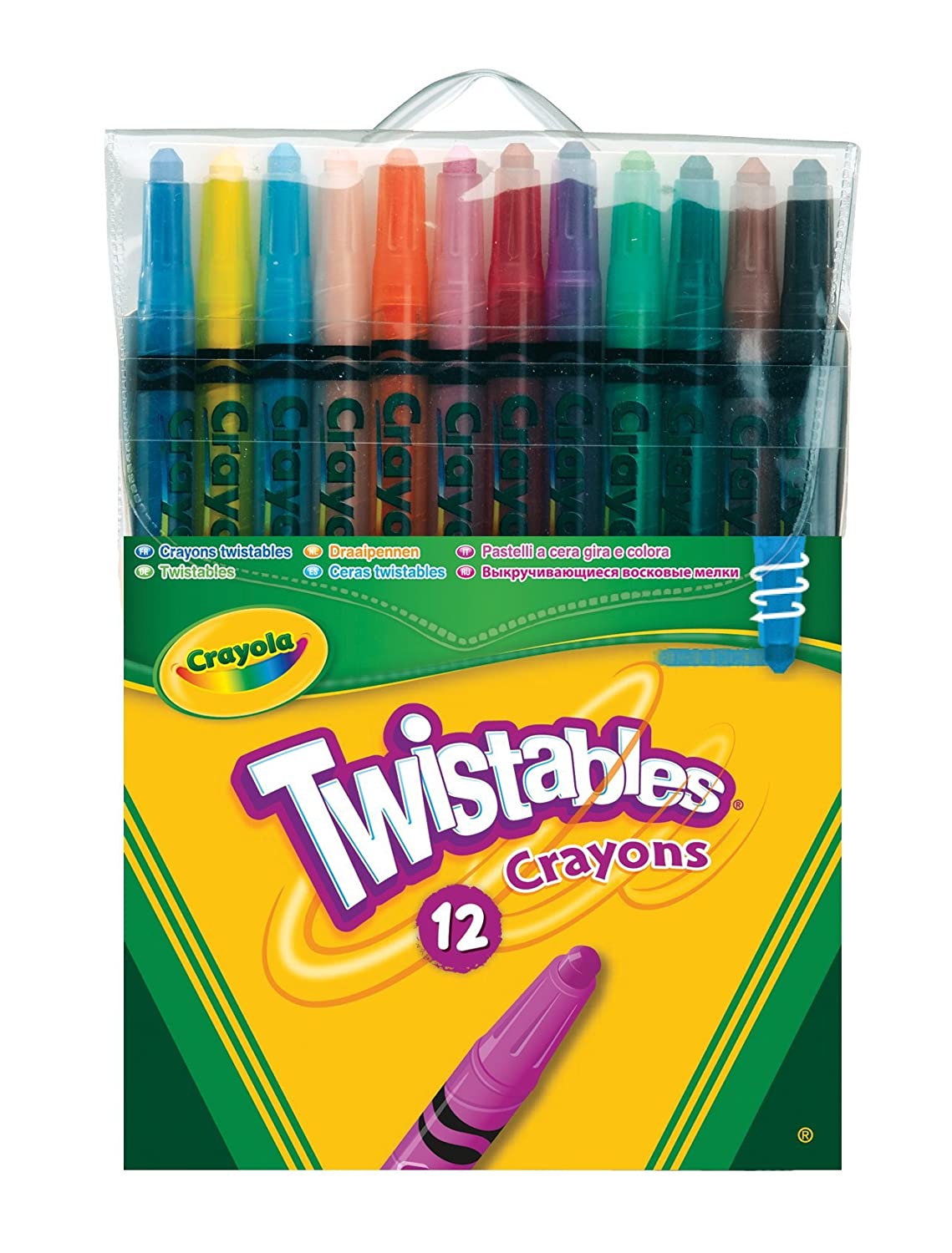 Twistables Colored Pencils, 12 Count | Crayola by Crayola, USA Art & Craft