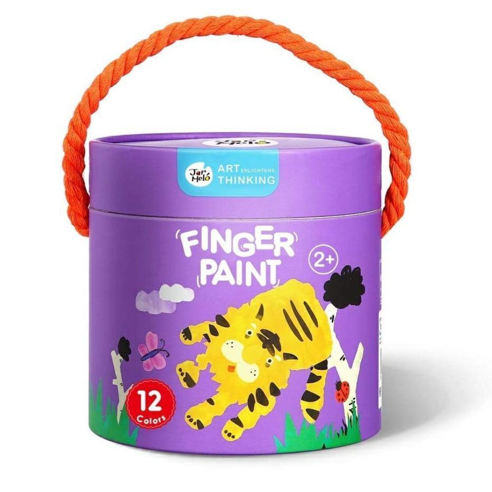 Finger Paint - 12 Colors Set | Jar Melo