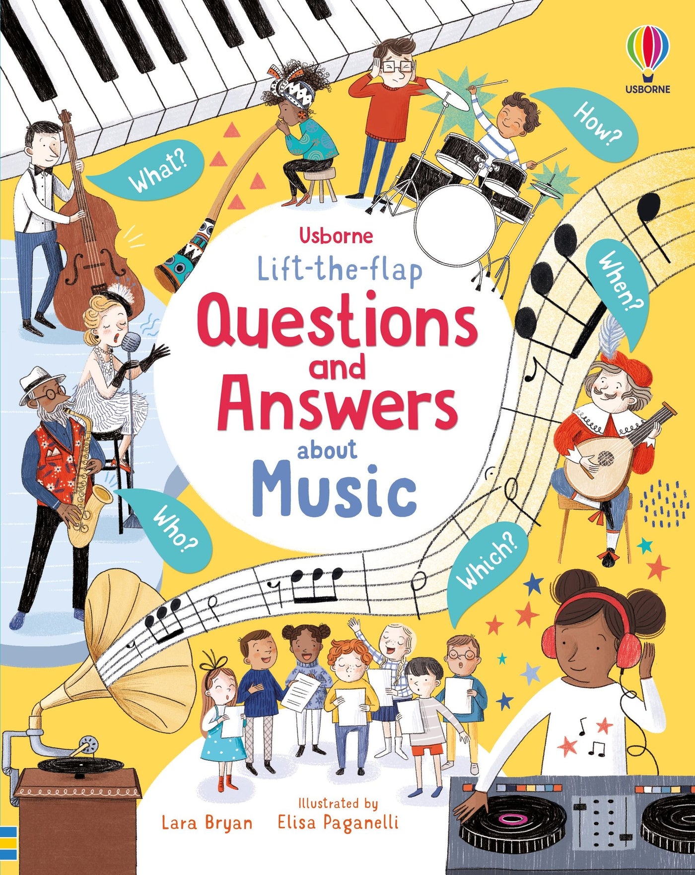 Questions and Answers About Music (Lift-the-flap) - Board Book | Usborne