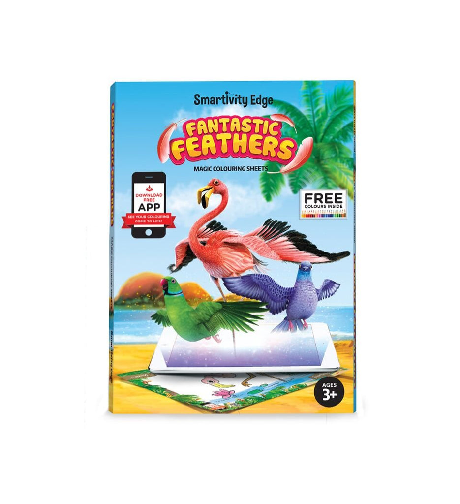 Fantastic Feathers: Magical Colouring Sheets | Smartivity Edge