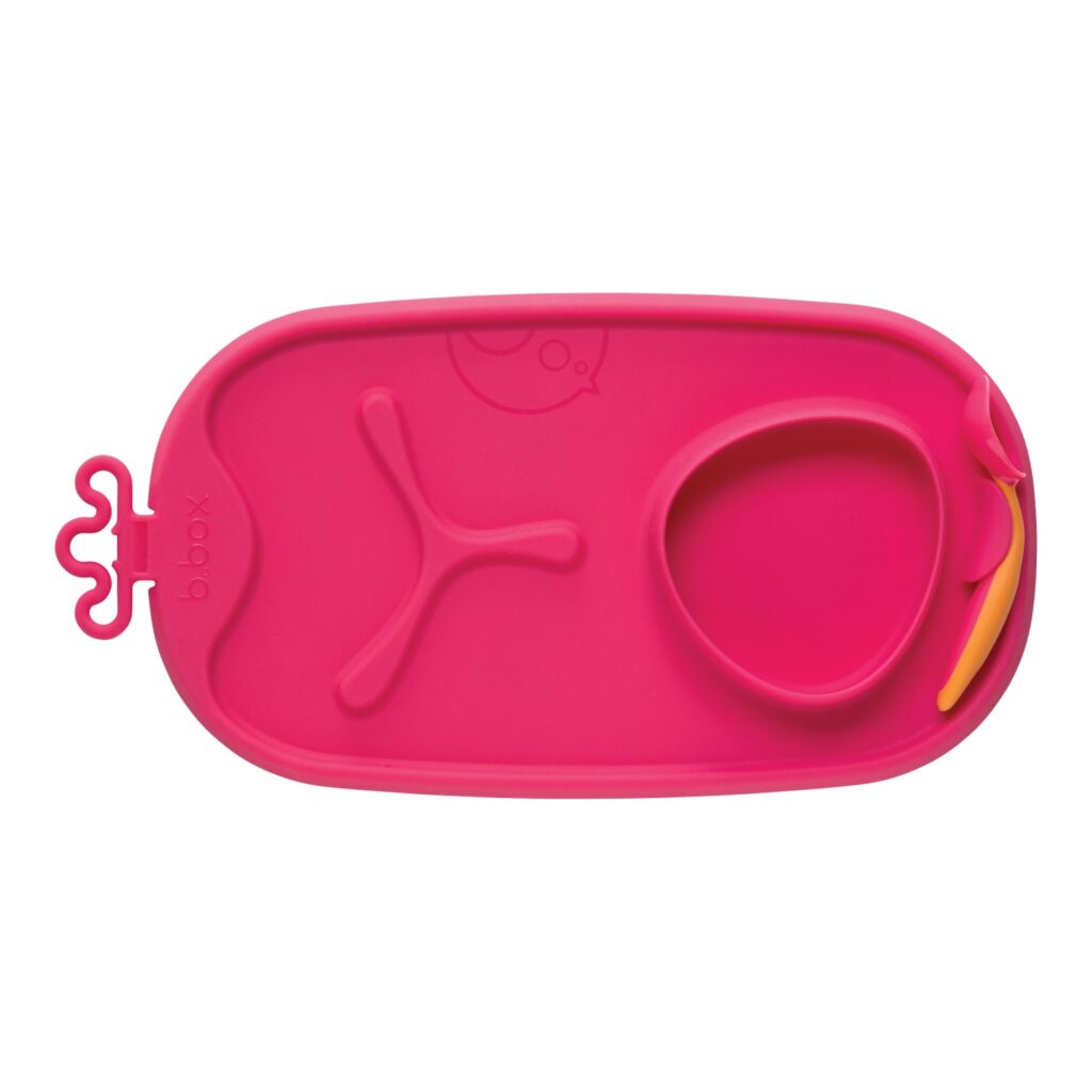 Roll & Go Mealtime Mat -Strawberry Shake Pink | B.box