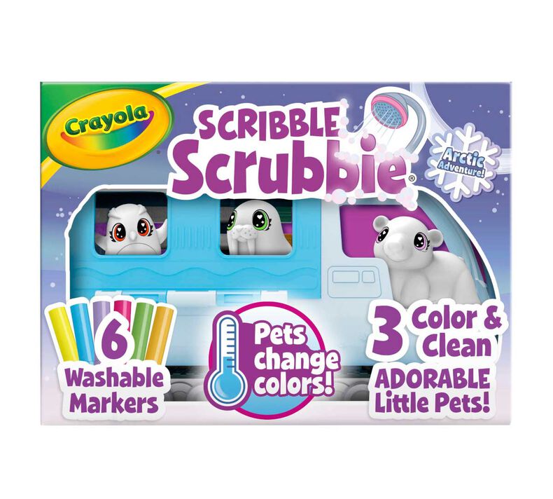 Scribble Scrubbie Pets Arctic Snow Explorer | Crayola