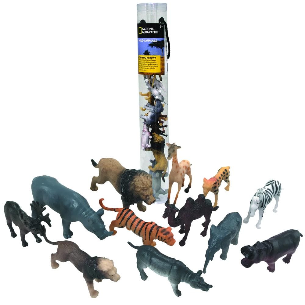 Wild Animals (A)- Tube | National Geographic by National Geographic Toy