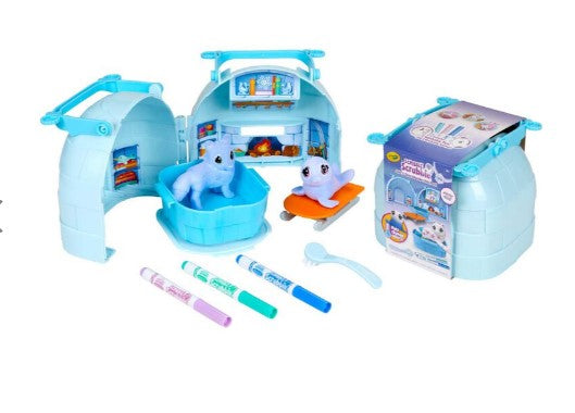 Scribble Scrubbie: Pets Arctic Igloo Playset | Crayola