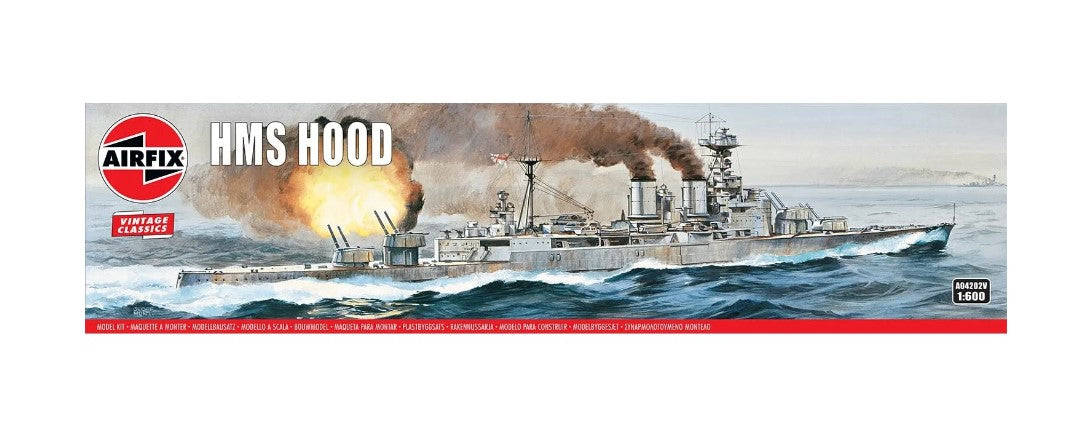 A04202V HMS Hood Scale Model Kits (1:600) | Airfix