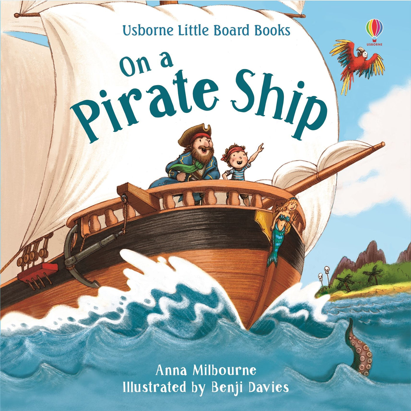 On a Pirate Ship - (Little) Board Book | Usborne