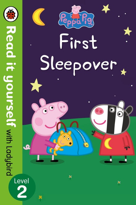 Peppa Pig: First Sleepover: Read It Yourself Level 2 - Paperback | Ladybird